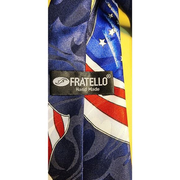 Steven Harris American‎ Eagle Flag Whitehouse Tie - Picture 2 of 4